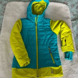 Girls ski jacket size 10 spider brand like new